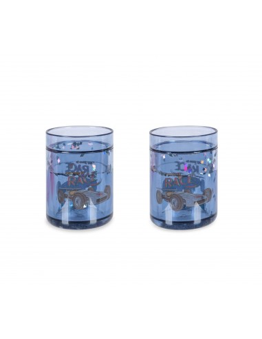 Pack 2 Vasos Glitter Race