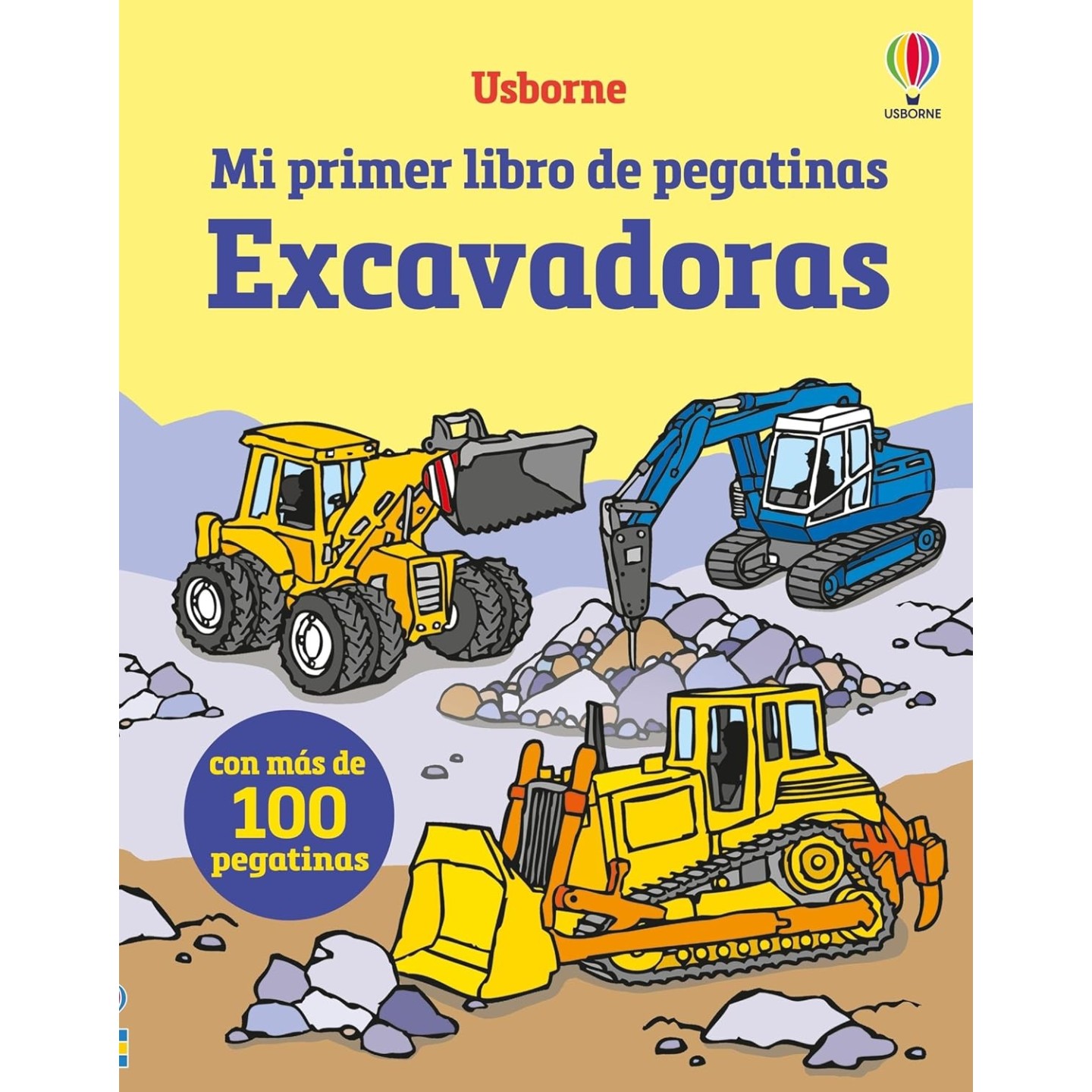 Mi primer libro de pegatinas - Excavadoras