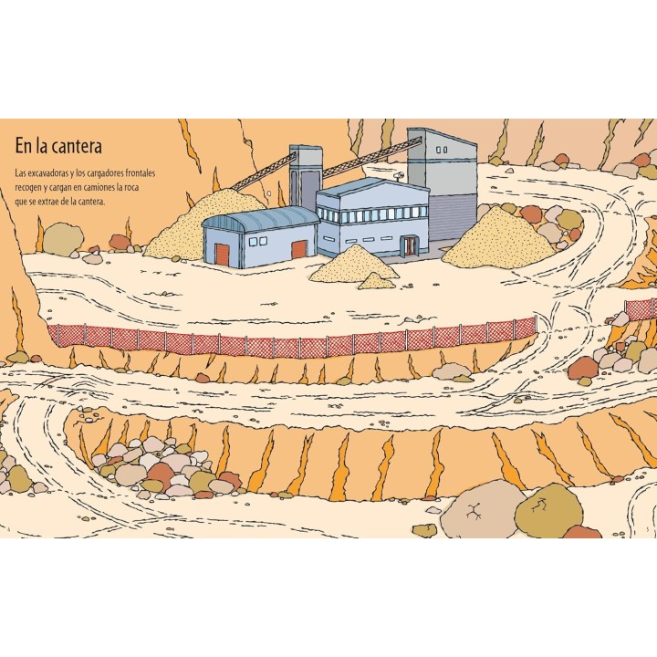 Mi primer libro de pegatinas - Excavadoras