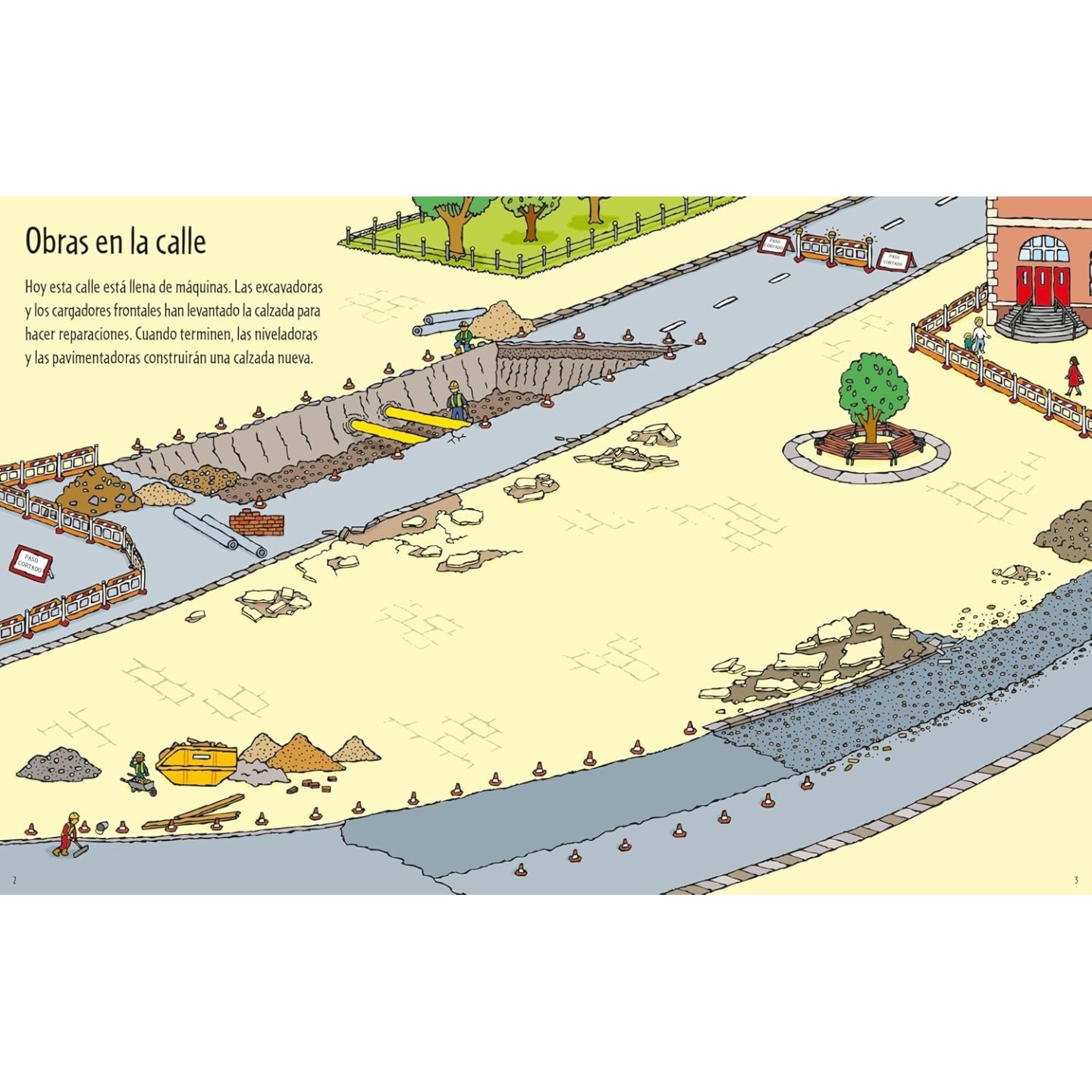 Mi primer libro de pegatinas - Excavadoras