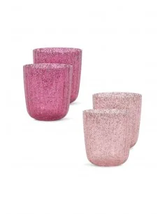 Pack 4 Vasos Glitter