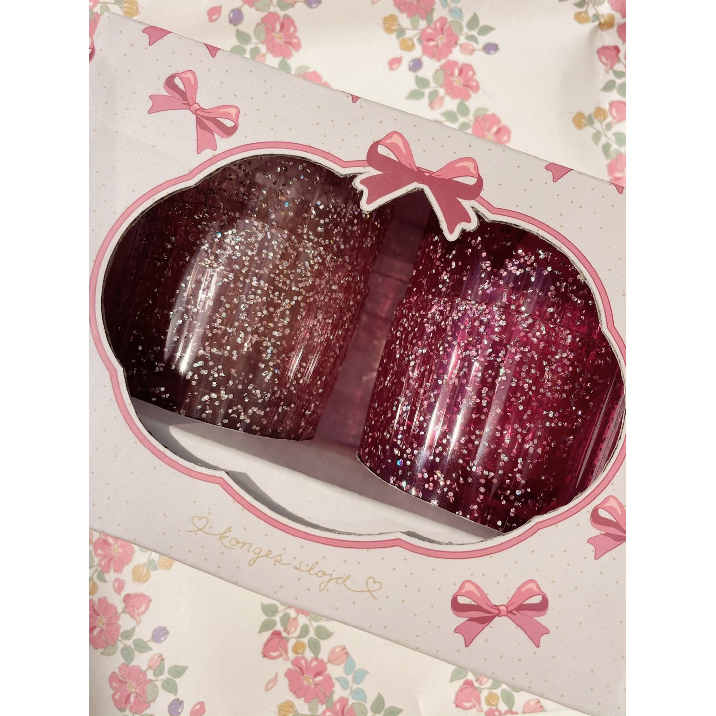 Pack 4 Vasos Glitter