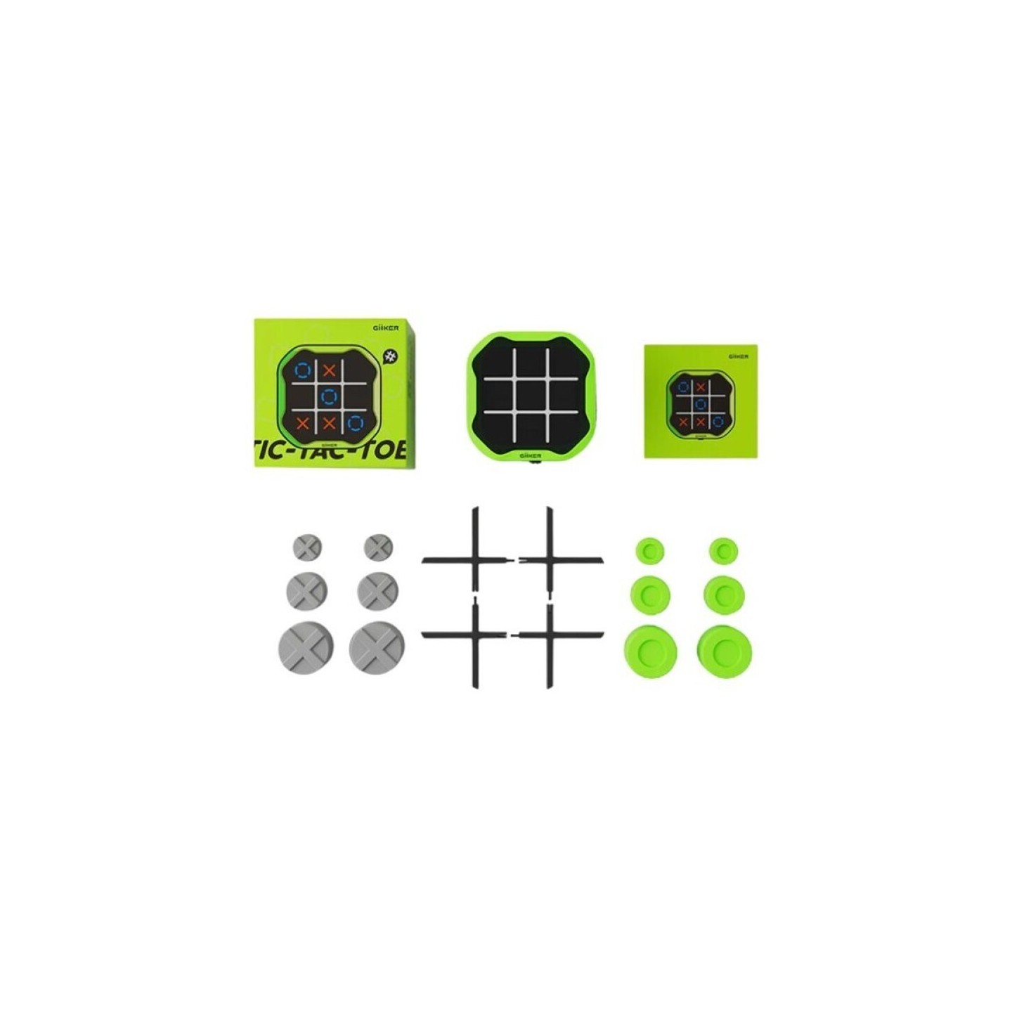 Giiker Tic-Tac-Toe Bolt - 3 en Raya Electrónico Verde