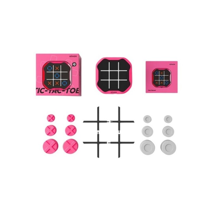 Giiker Tic-Tac-Toe Bolt - 3 en Raya Electrónico Rosa