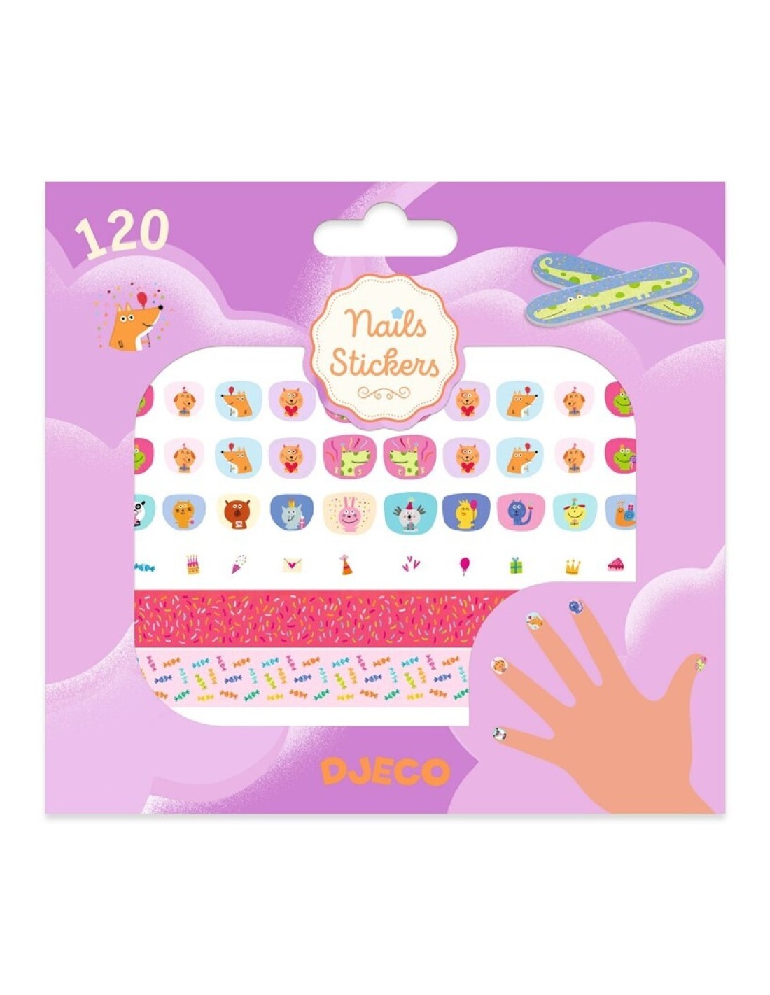 Adhesivos para uñas - Feliz Cumpleaños