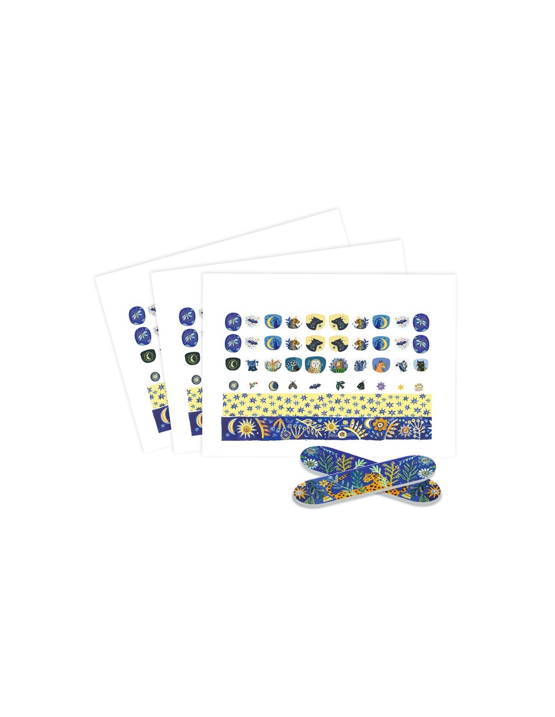 Adhesivos para uñas - Reflejos de Luna