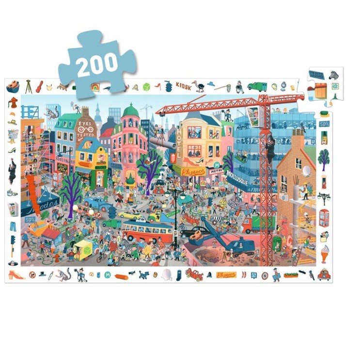 Puzle de Observación La Ciudad 200 Piezas
