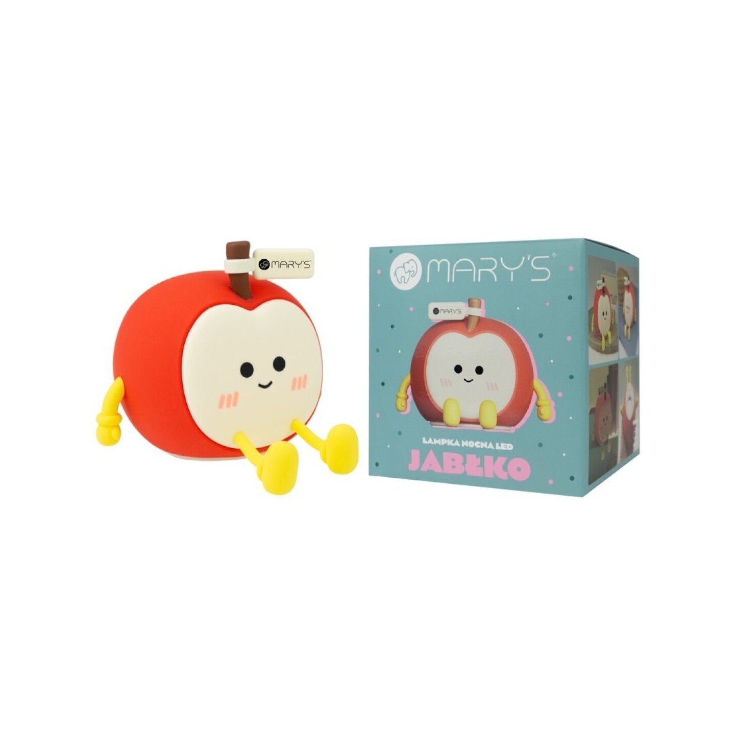 Lámpara de noche Quitamiedos LED Manzana
