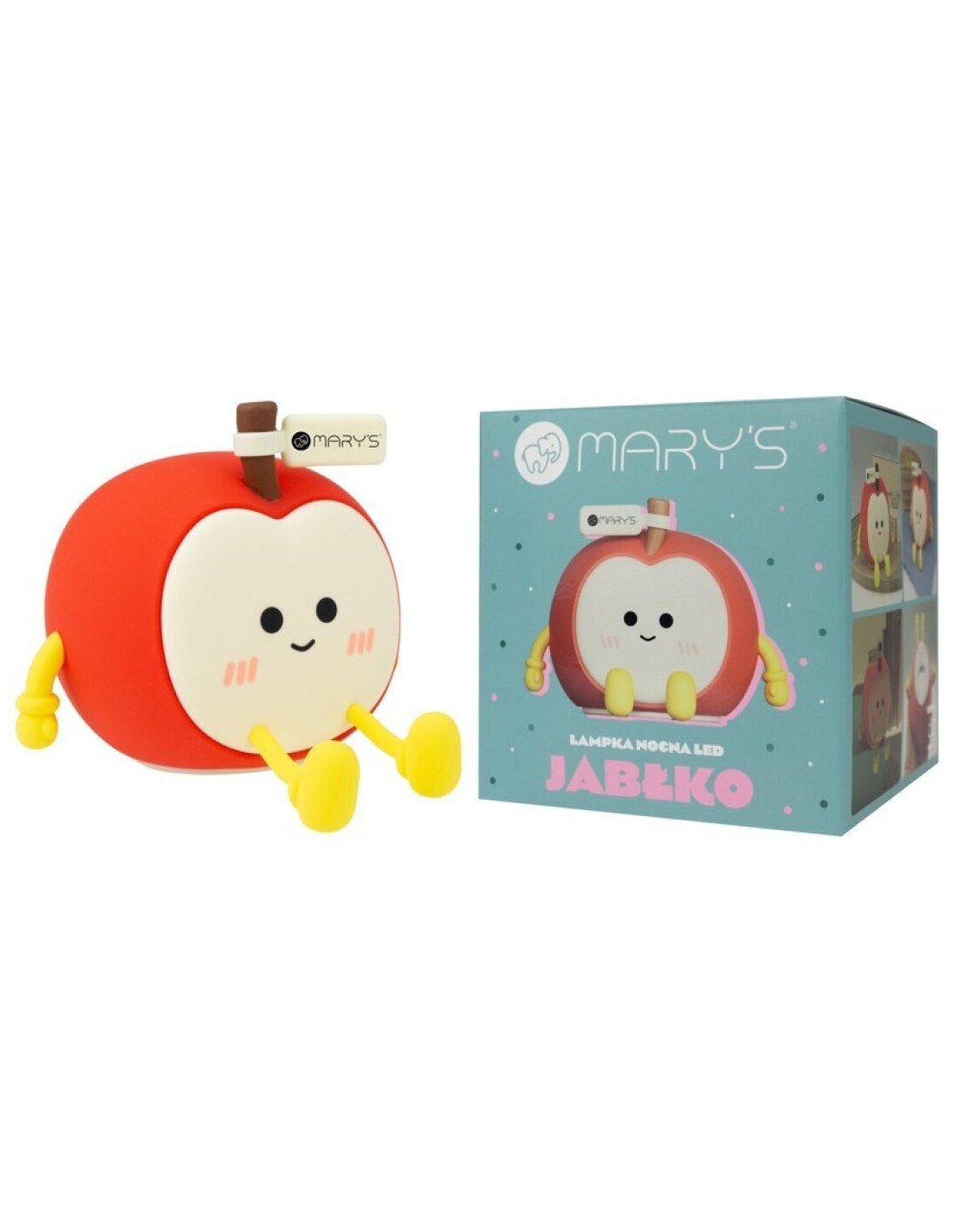 Lámpara de noche Quitamiedos LED Manzana