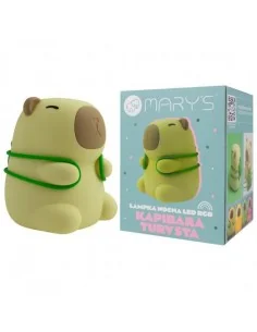 Lámpara de noche Quitamiedos LED RGB Capybara Turista