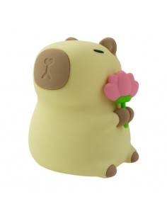 Lámpara de noche Quitamiedos LED RGB Capybara Florista 2