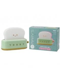 Lámpara de noche Quitamiedos LED Tostadora Verde