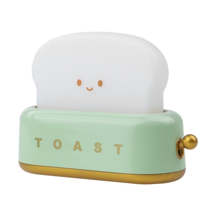 Lámpara de noche Quitamiedos LED Tostadora Verde
