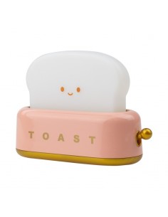 Lámpara de noche Quitamiedos LED Tostadora Rosa 2