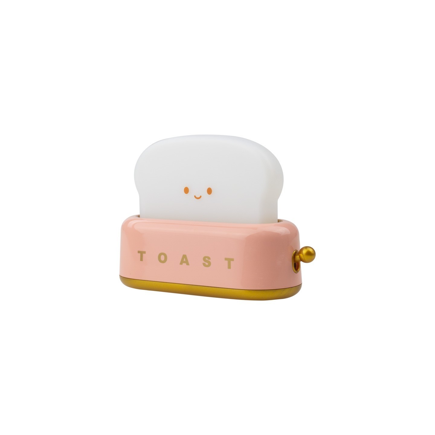 Lámpara de noche Quitamiedos LED Tostadora Rosa