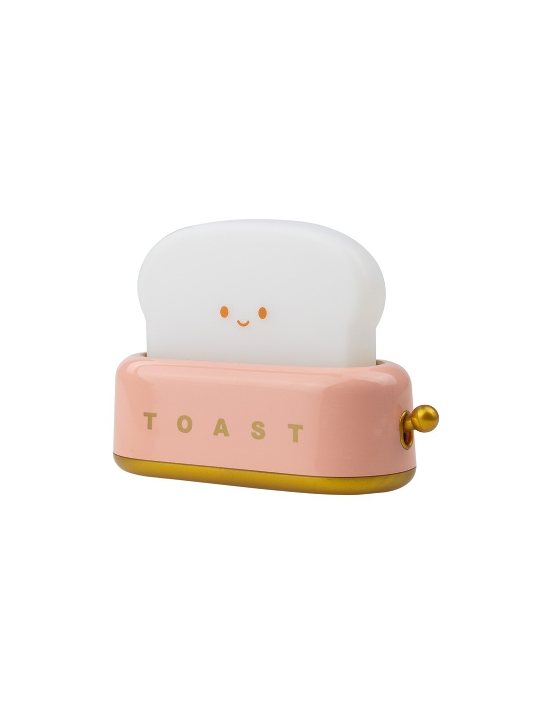 Lámpara de noche Quitamiedos LED Tostadora Rosa