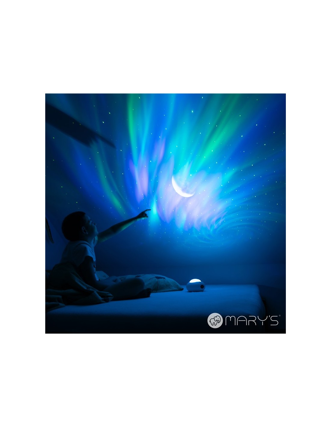 Proyector Ufo Galaxy RGBW con control remoto