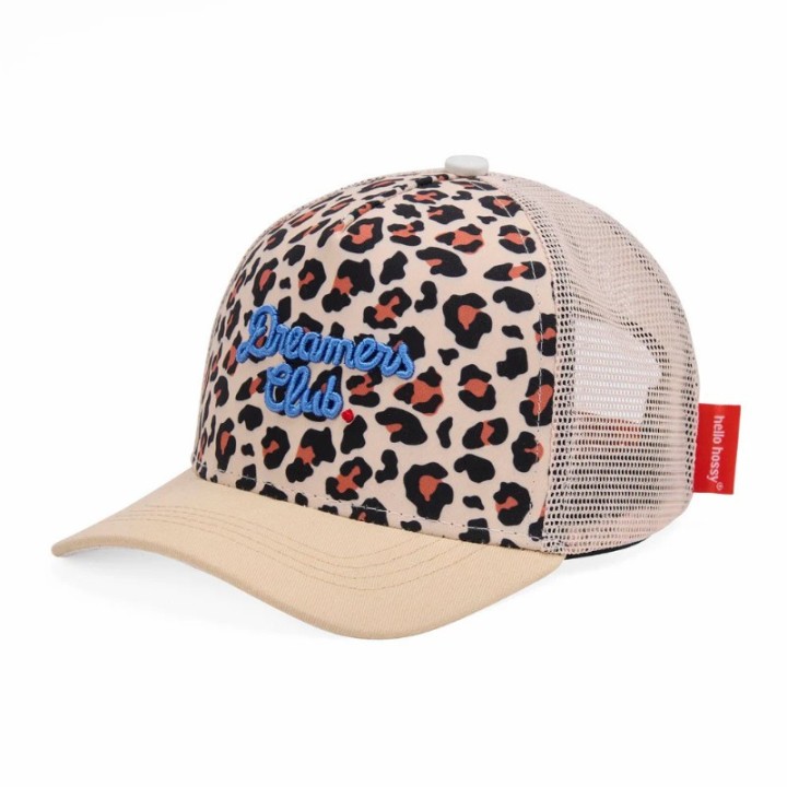Gorra Camionero Infantil Léopard Beige