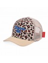 Gorra Camionero Infantil Léopard Beige