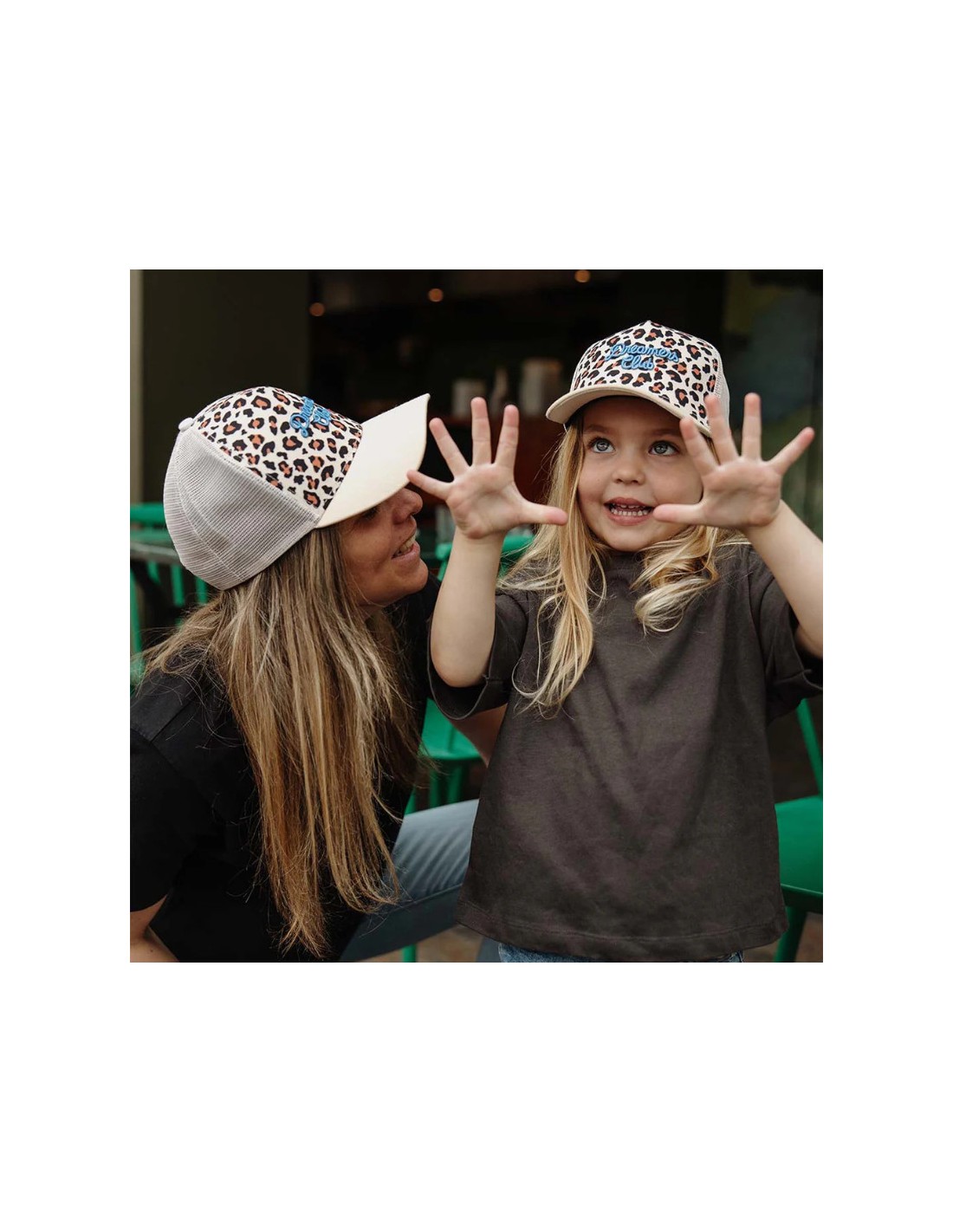 Gorra Camionero Infantil Léopard Beige