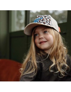Gorra Camionero Infantil Léopard Beige 2