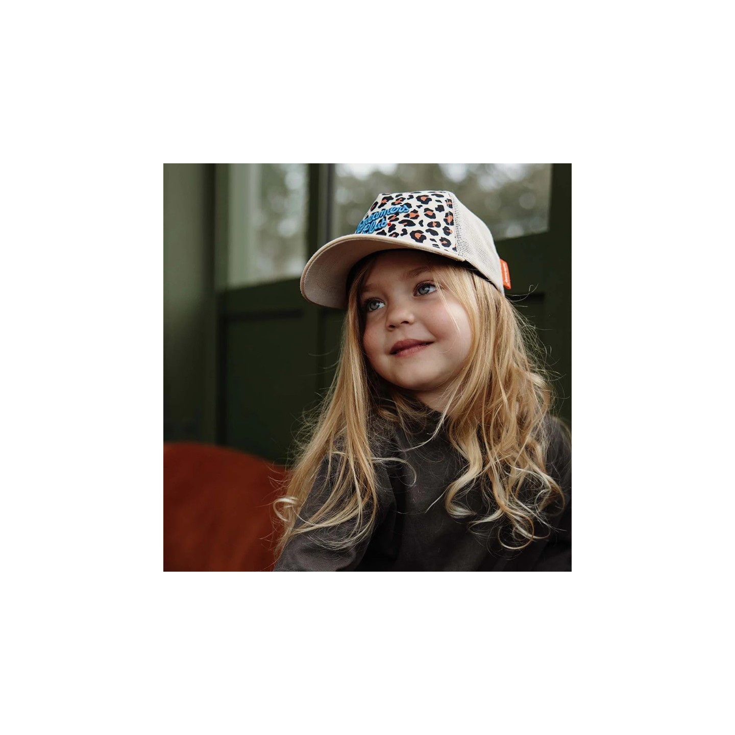 Gorra Camionero Infantil Léopard Beige