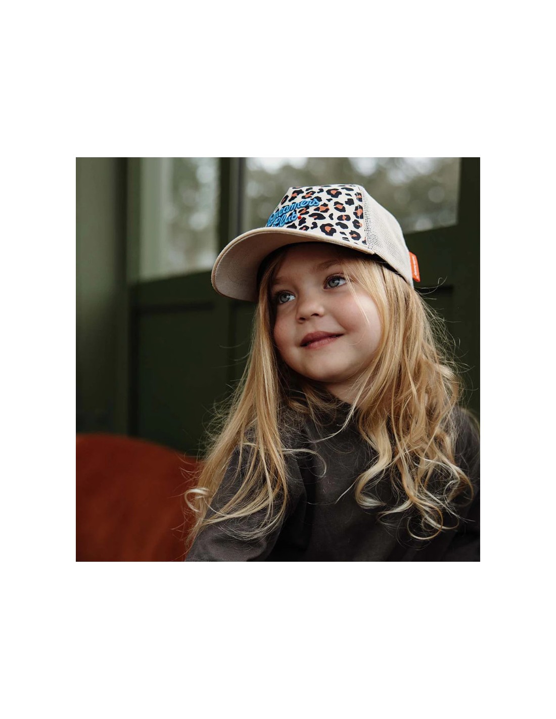 Gorra Camionero Infantil Léopard Beige