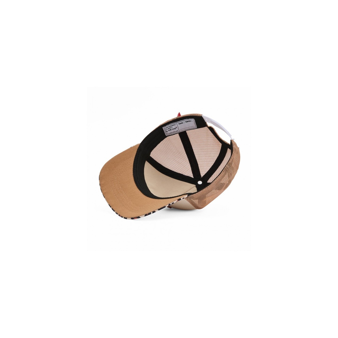 Gorra Camionero Infantil Léopard Marrón