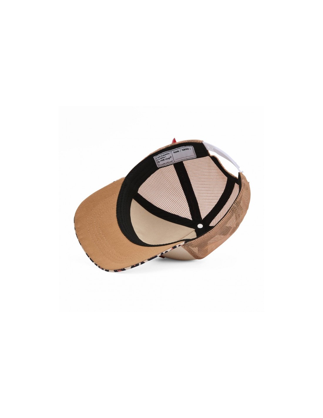Gorra Camionero Infantil Léopard Marrón