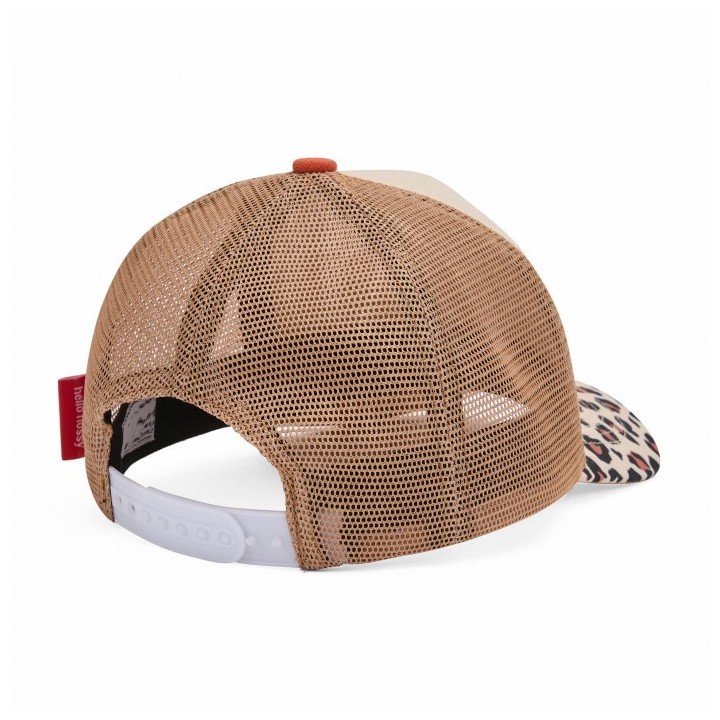 Gorra Camionero Infantil Léopard Marrón