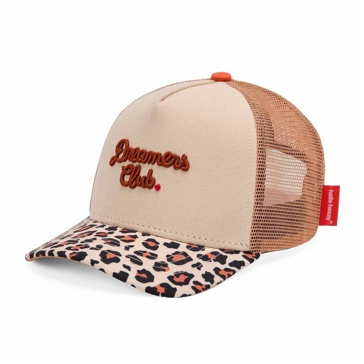 Gorra Camionero Infantil Léopard Marrón