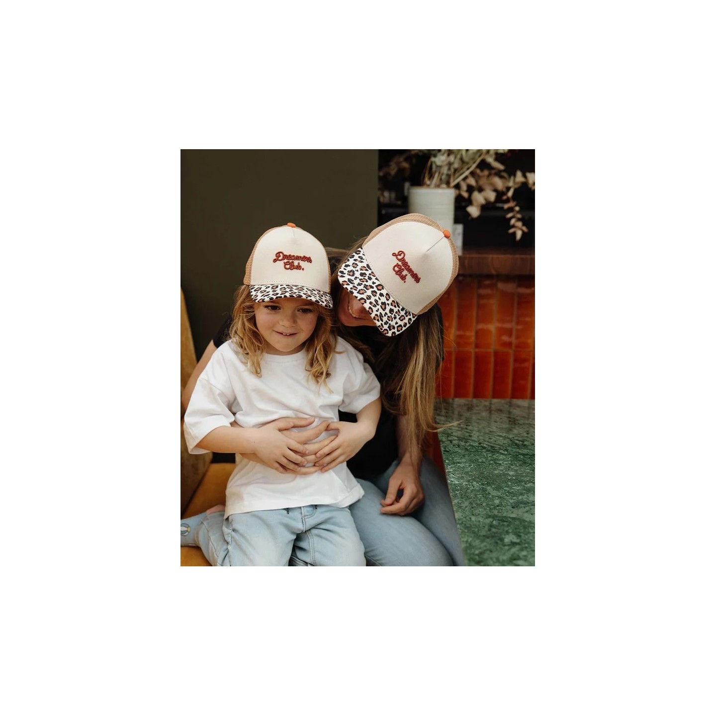 Gorra Camionero Infantil Léopard Marrón