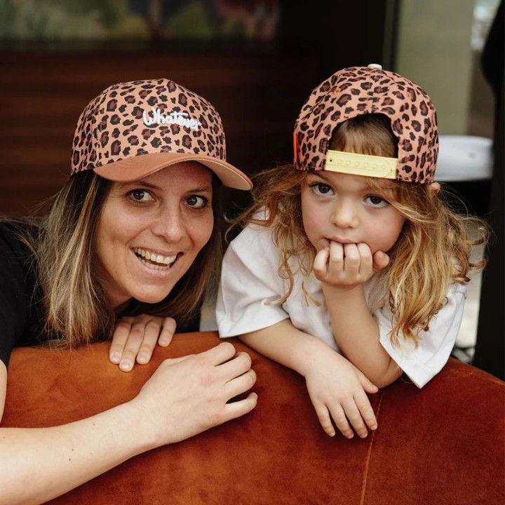 Gorra Camionero Infantil Léopard Coral