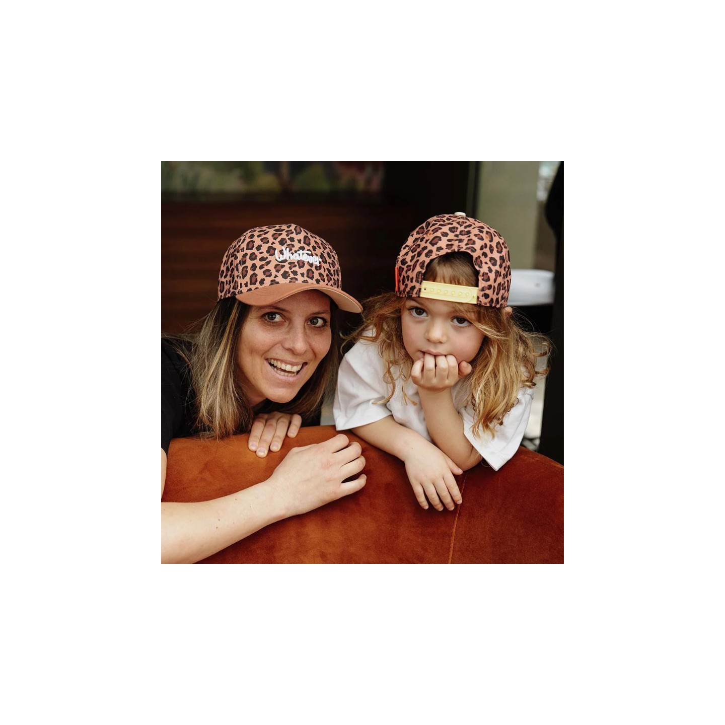 Gorra Camionero Infantil Léopard Coral
