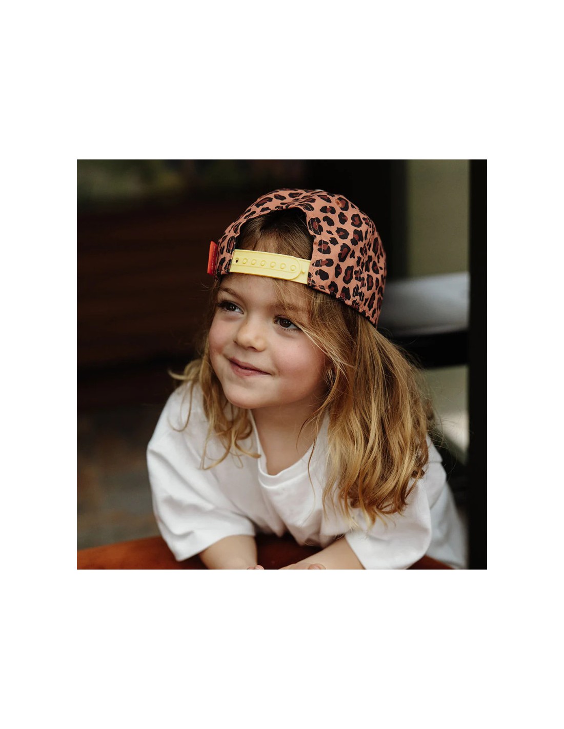 Gorra Camionero Infantil Léopard Coral