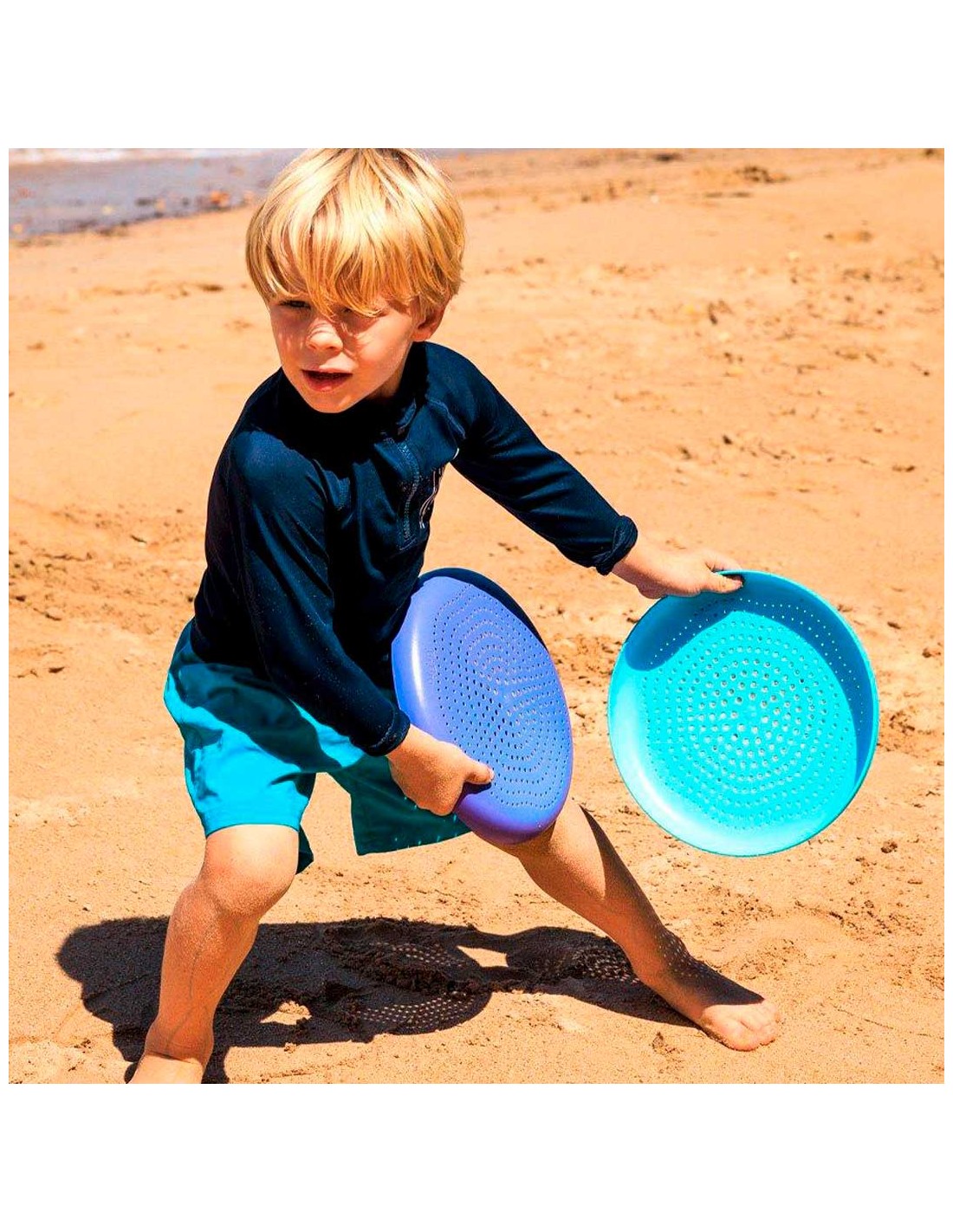 Frisbee y tamizador FliBi Morado
