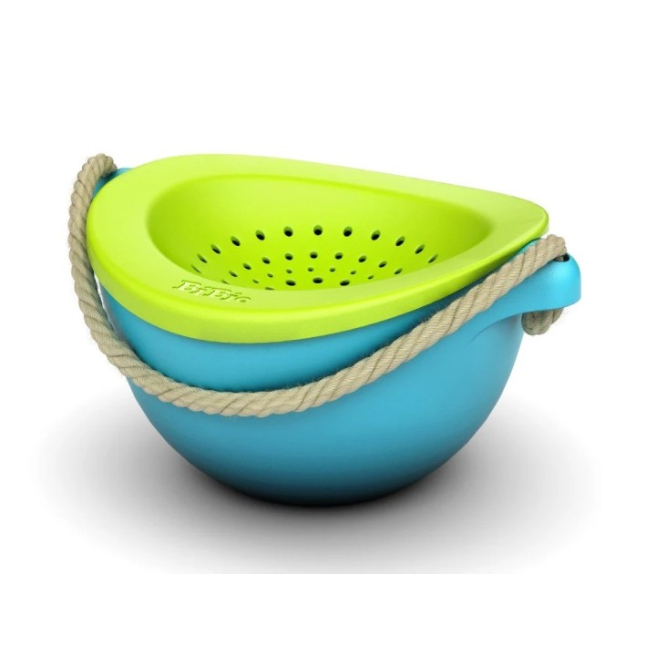 Cubo y tamizador PoBi Azul/Verde
