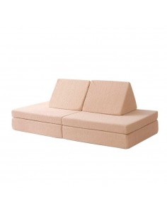 Sofá módulos infantil Teddy Beige