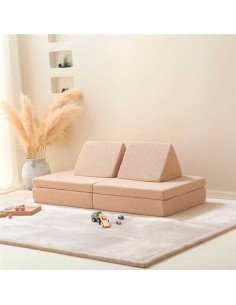 Sofá módulos infantil Teddy Beige 2