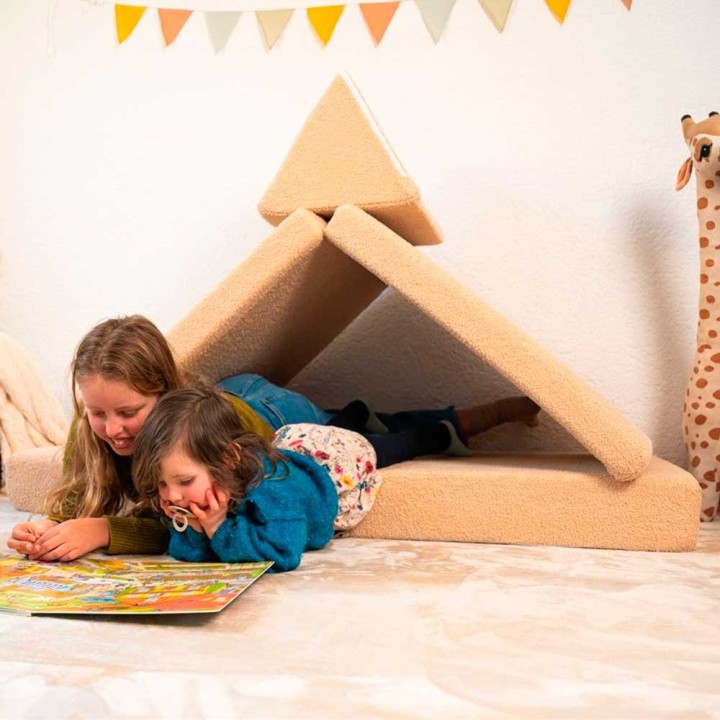 Sofá módulos infantil Teddy Beige