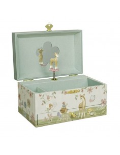 Caja de Música Joyero Ciervo Fairy Garden