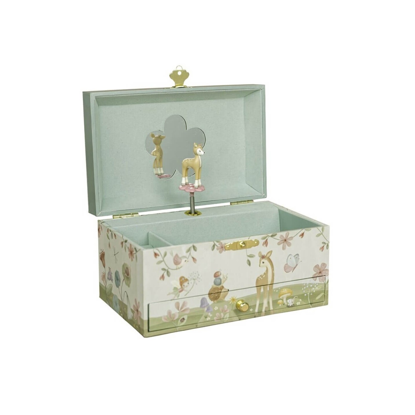 Caja de Música Joyero Ciervo Fairy Garden