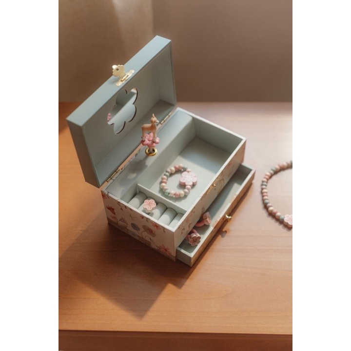 Caja de Música Joyero Ciervo Fairy Garden