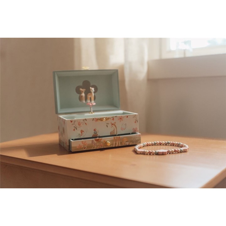 Caja de Música Joyero Ciervo Fairy Garden