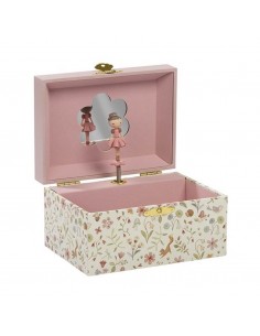 Caja de Música Joyero Rosa Fairy Little