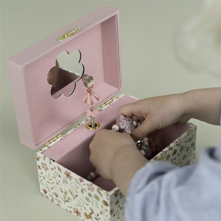 Caja de Música Joyero Rosa Fairy Little