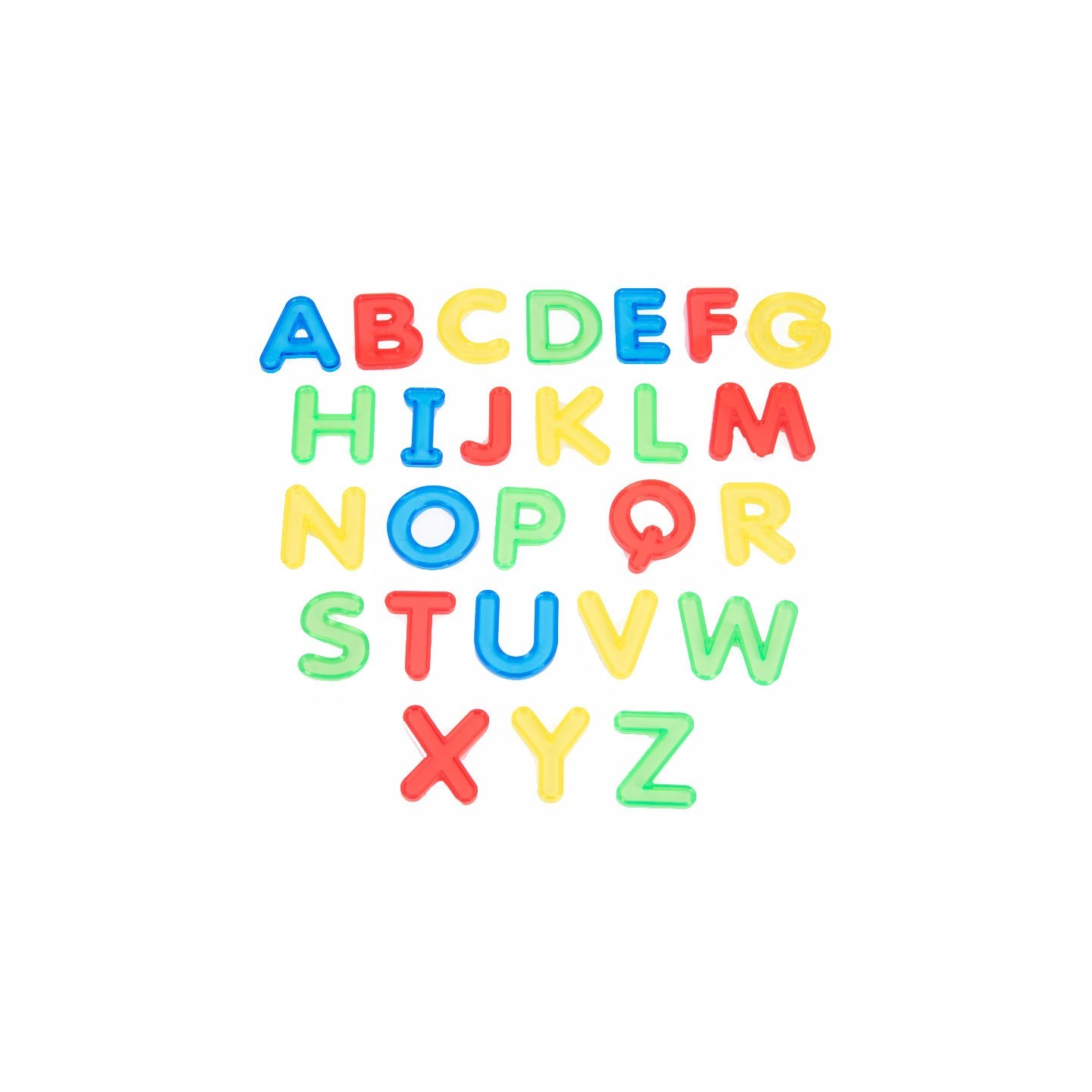 Letras Mayúsculas Translúcidas 26 Uds