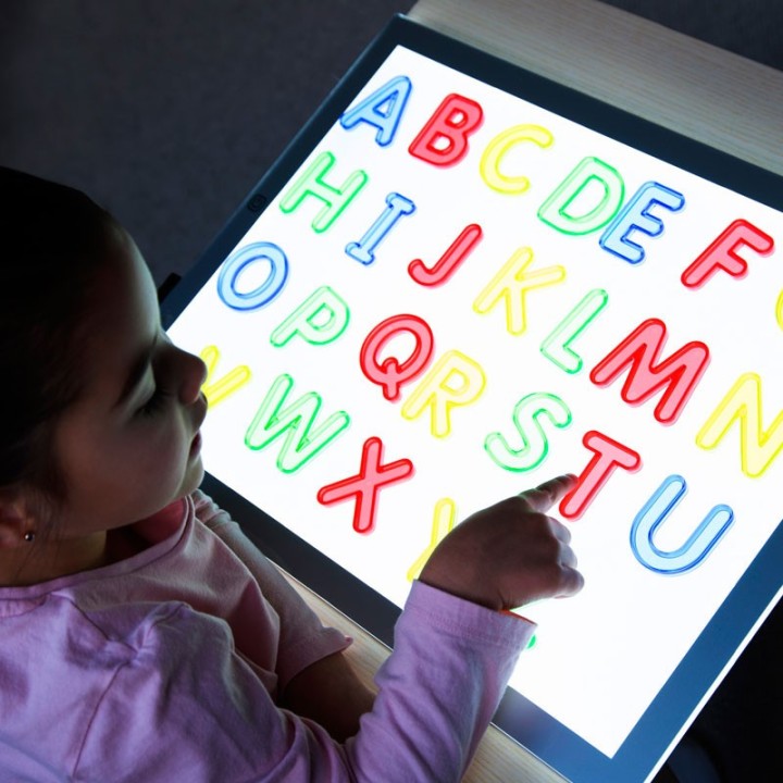 Letras Mayúsculas Translúcidas 26 Uds
