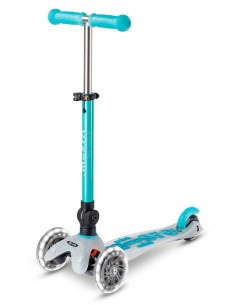 Patinete Mini Micro Deluxe Plegable LED ORION Azul