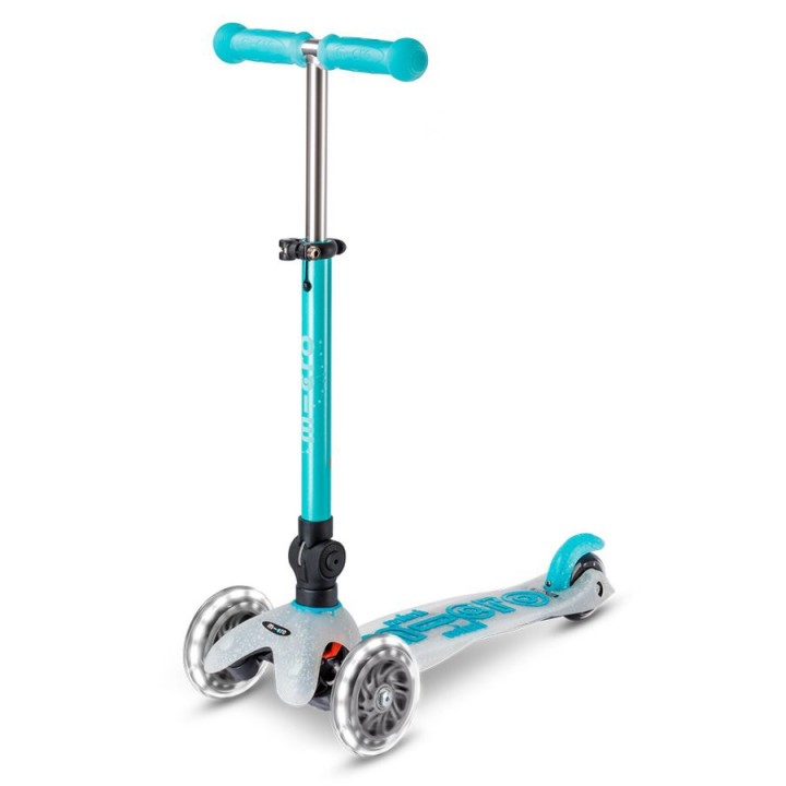 Patinete Mini Micro Deluxe Plegable LED ORION Azul